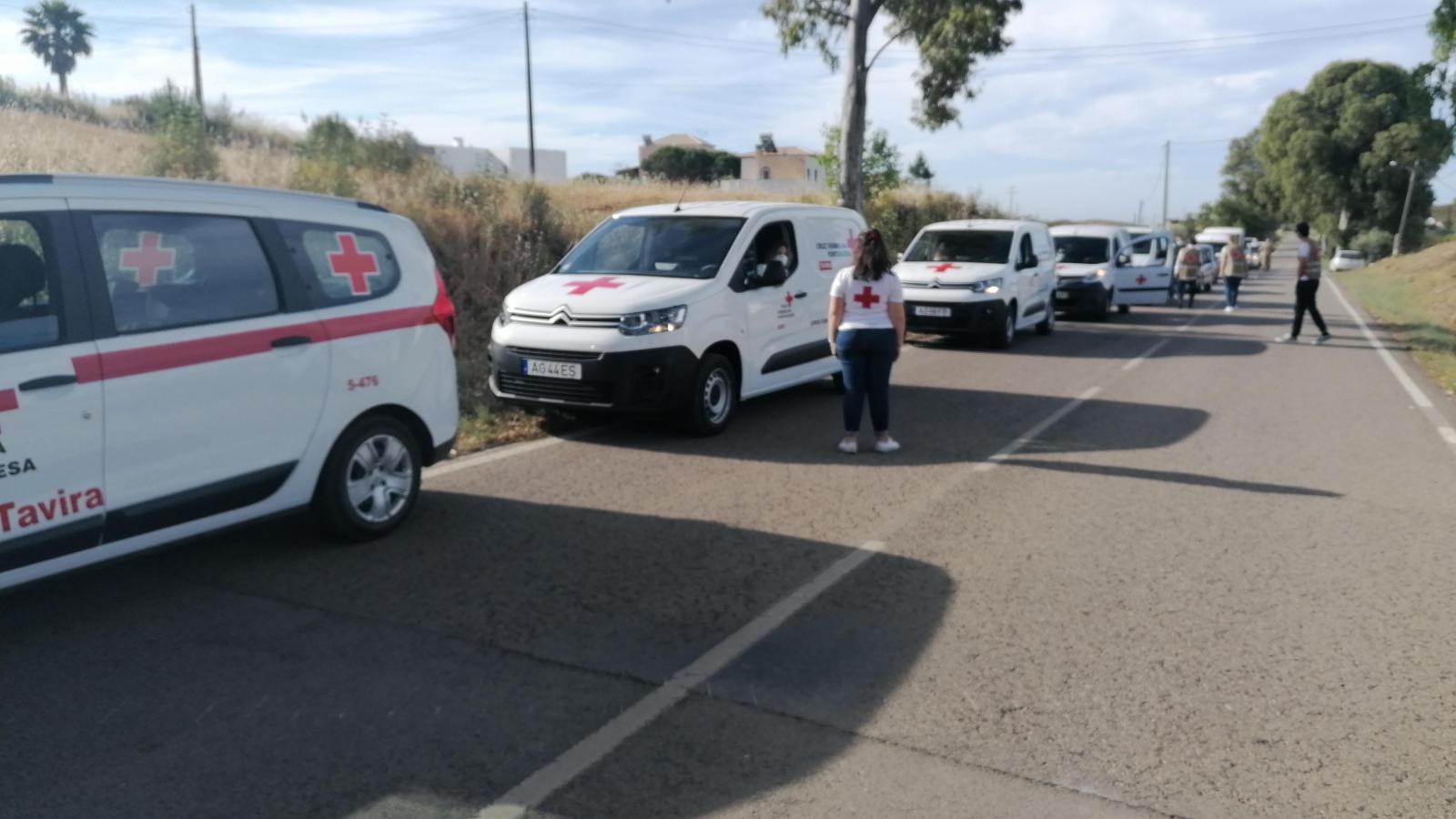 Desfile no Dia Internacional da Cruz Vermelha 2021