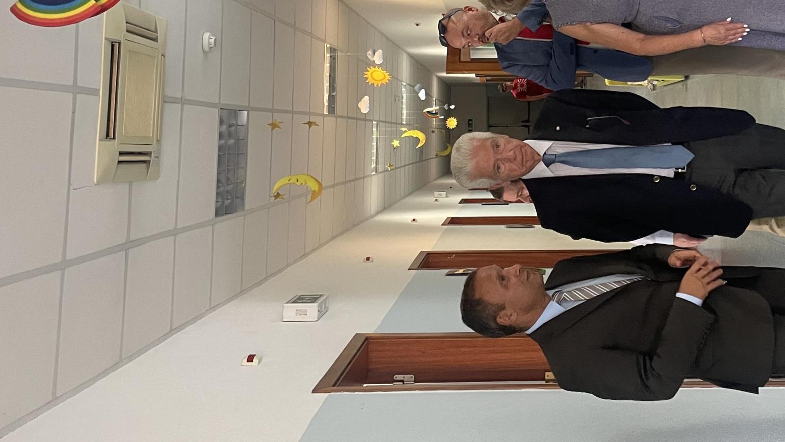 President of the Portuguese Red Cross, António Saraiva, visits Tavira Humanitarian Center