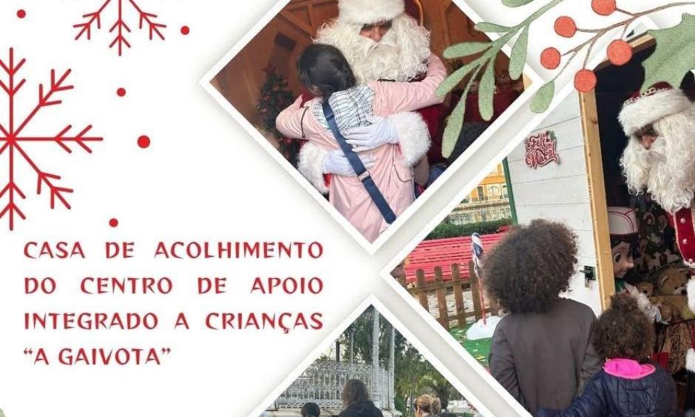 Magic and Emotion: Children from the Casa de Acolhimento meet Santa Claus in the heart of the city