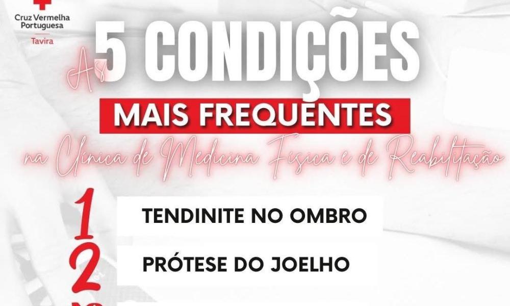 The 5 most common conditions seen at the Physical Medicine and Rehabilitation Clinic