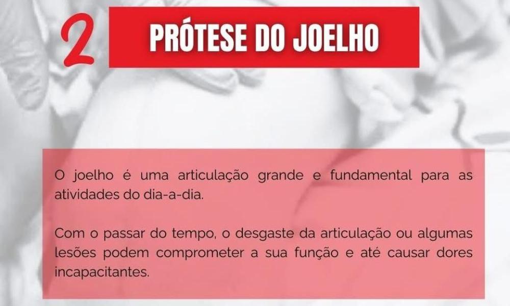 Condição 2 / Prótese do Joelho