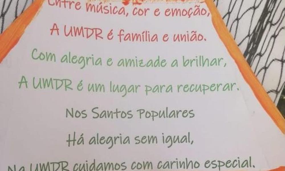 Santos Populares na Unidade de Média Duração e Reabilitação